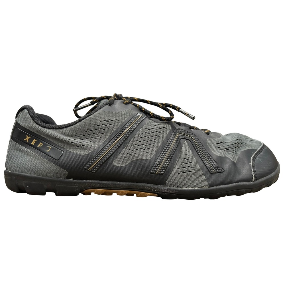 Xero Shoes Mesa Trail II Mens Black Grey Barefoot Minimalist Trail Running Shoes